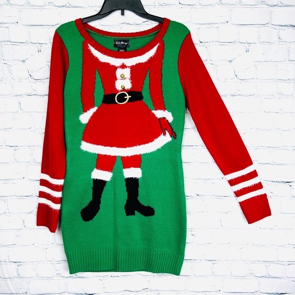 🎄Like New |•LOVE ALWAYS•| Darling Christmas Dress in a Christmas Dress - Picture 1 of 8